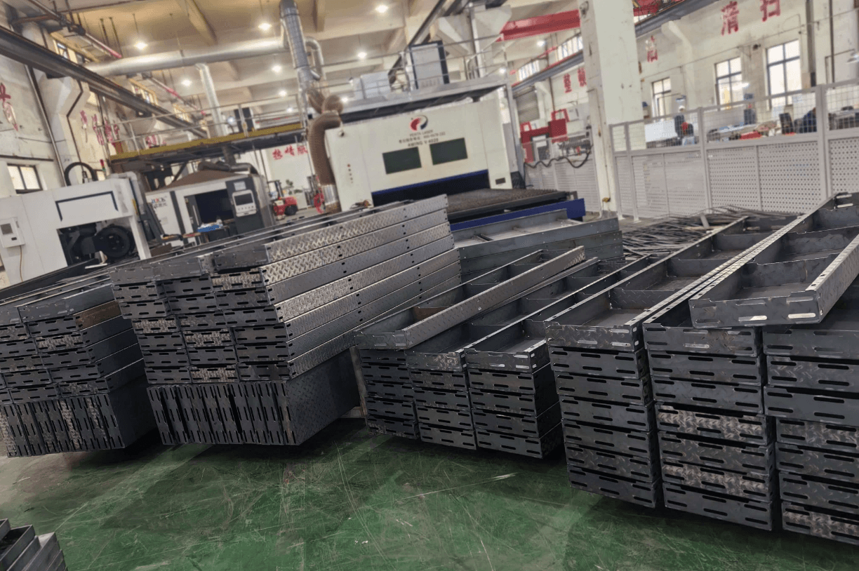 Mass production of precision metal parts at HDT factory